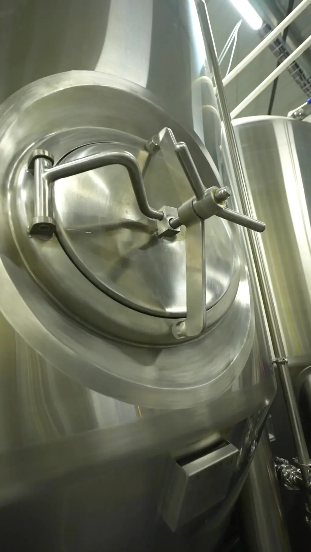 Cuve de brassage de La Brasserie du Roi, brasserie artisanale des Yvelines