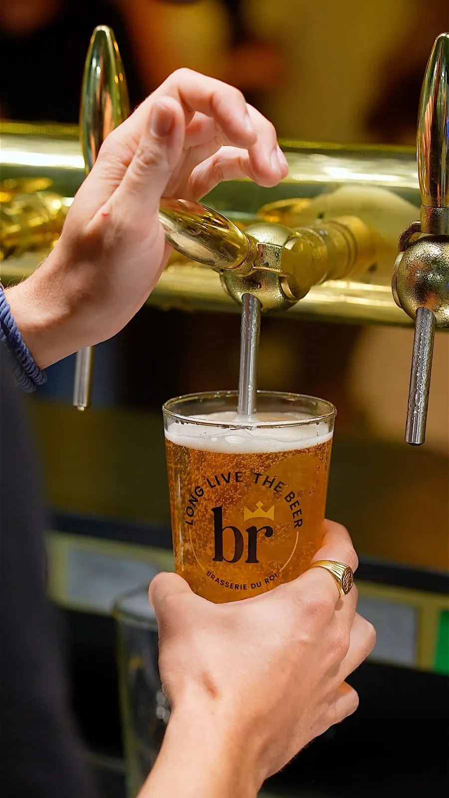 Bière tirée à la pression
